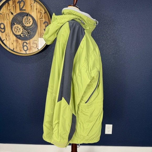 Columbia Women's Spring Green and Gray Interchange Ski Jacket (Shell Only) 3X - Picture 8 of 13